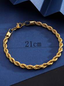 7pcs Men's Fashionable & Versatile Simple Bracelet Set - Combination Set - View 6