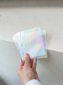 1 Stück Einzelhülle/10 Stück Kartei-Heft 3 Zoll Fotokarten-Halter Ordner, Sammel-Buch für PVC-Idol-Bilder, Aufbewahrungsalbum für Fotokarten, Schulbedarf, Sammelalbum im minimalistischen Stil, DIY-Album, Karteikartensammlung, Flipbook, Schulanfang, Schulmaterial