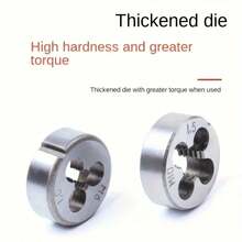 20/40 件公制丝锥板套装 M3-M12 螺纹丝锥，合金金属，手动工具，带袋，无需电即可使用，适合 DIY - 彩色 - 查看 6