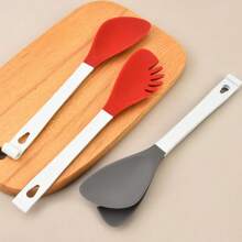 1pc Silicone Food Tongs, 2-In-1 Detachable Pasta/BBQ Tongs, Oven Safe & Dishwasher Safe