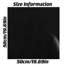 1 码 1 厘米厚仿兔毛面料，DIY 毛绒材料，可用于制作毛毯、地毯、保暖衣物、帽子、围巾、手套、毛绒球、鞋子、包包、摄影背景 - 黑色 - 查看 12