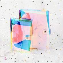 A5/A6 彩色活页笔记本补充内页纸，全息激光外壳计划本封面，返校，学校用品