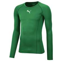 Puma Mens Liga Thermoactive LongSleeved Base Layer Top (Green)