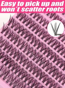 200 Clusters 30D Curl Lash Extension, 8-16mm Length, DIY Eyelash Transplant