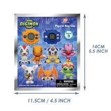 TOEI ANIMATION 24 件數碼寶貝大冒險官方授權 3D 動漫角色系列神秘散裝袋夾鑰匙扣隨機一個亞古獸或其他角色送給朋友週年紀念禮物 - MN-70715 - 查看 2