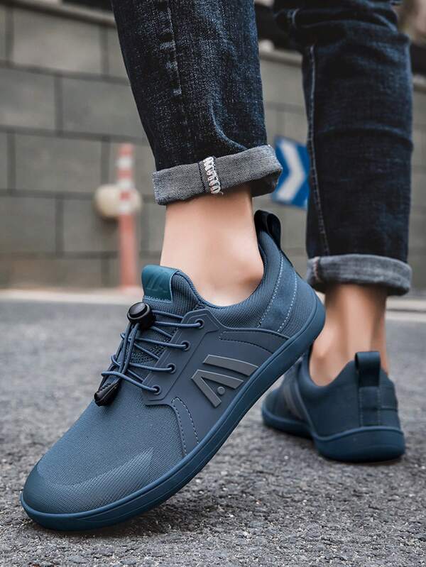 Große Größen 46 Herren Barfußtrainingsschuhe, breiter Fuß, Sommer Mesh atmungsaktiv, Indoor Gewichtheberschuhe, weiche Sohle, leicht & bequeme Fitness Sneaker, rutschfeste Gummisohle, strapazierfähige Trainingsschuhe für Herren