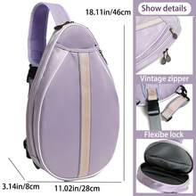 2025 New High-Quality Tennis Bag, Badminton Racket Bag, One Shoulder Diagonal Cross-Body Professional Sports Racket Bag