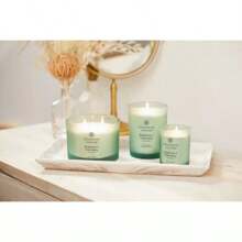 Candle Mind And Body Frosted Glass Lidded Jar Candle