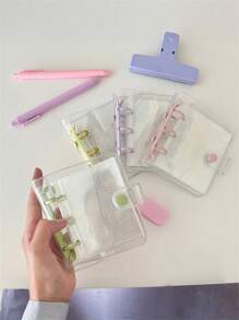 1 Stück Einzelhülle/10 Stück Kartei-Heft 3 Zoll Fotokarten-Halter Ordner, Sammel-Buch für PVC-Idol-Bilder, Aufbewahrungsalbum für Fotokarten, Schulbedarf, Sammelalbum im minimalistischen Stil, DIY-Album, Karteikartensammlung, Flipbook, Schulanfang, Schulmaterial