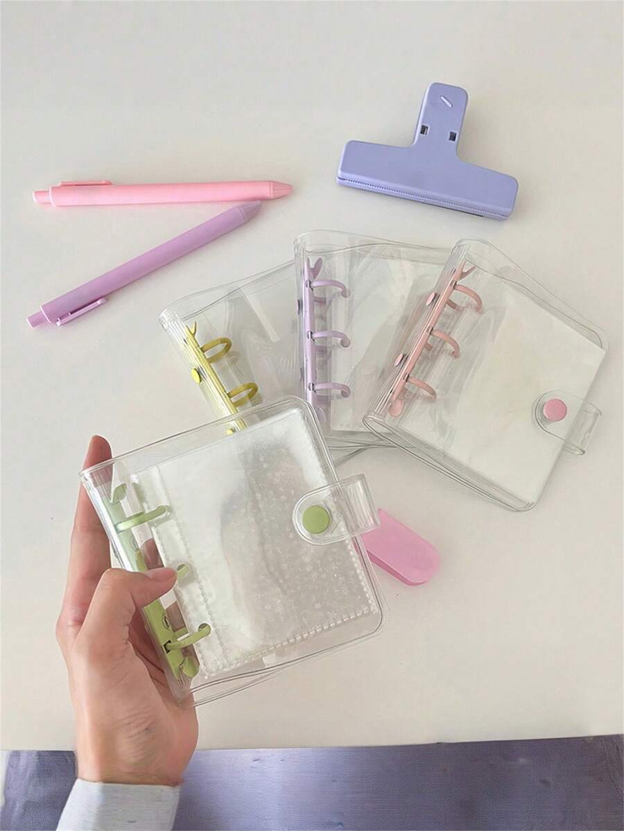 1 Stück Einzelhülle/10 Stück Kartei-Heft 3 Zoll Fotokarten-Halter Ordner, Sammel-Buch für PVC-Idol-Bilder, Aufbewahrungsalbum für Fotokarten, Schulbedarf, Sammelalbum im minimalistischen Stil, DIY-Album, Karteikartensammlung, Flipbook, Schulanfang, Schulmaterial