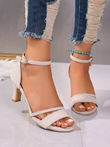 Women's High Heels, Snake Skin Pattern, Comfortable & Breathable, Stiletto Heel, Closed Toe, Ankle Strap, Suitable For Weddings, Galas, Formal Occasions, Elegant And Luxurious, Appropriate For Summer Wear. Black & White High Heels, Black High Heels, Gold High Heels, Elegant Women's Shoes, Elegant Women's High Heels