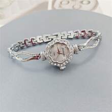 Damen Uhren Mode Luxus Zifferblatt Quarz Armbanduhr Hochwertige Edelstahl Armband Uhr für Frauen, geeignet für Alltag, Geburtstag, Party, Geschenk