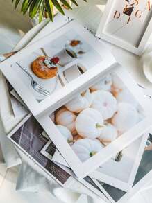 1Set Ins Style Simple English Magazine, Shooting Background, Ins Style Simple English Book,Live Photo Props, Street Shooting Decoration, Decorative Ornaments, Suitable For Food, Jewelry, Jewelry, Cosmetics Shooting Background