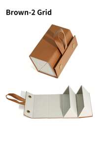 1pc 2/3/4/5/6 Slot Sunglasses Storage Organizer Eyeglasses Holder Foldable Travel Case With For Multiple Glasses Hanging Eyewear Display Back To School