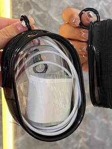 透明线缆整理袋，便携式户外耳机收纳盒，手机数据线整理袋，迷你拉链收纳袋，多功能小巧收纳袋 - 彩色 - 查看 7