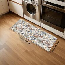 1pc Anti-Slip Polyester Drainage Kitchen Mat, Suitable For Kitchen, Living Room, Entrance, Balcony, Home Decor, Anti-Stain, Cafe, Bar, Festivals, Parties, Home, Decoration, Holiday Gifts, Bedroom Floor Mat, Foot Pad - TCFD012 - View 27