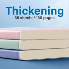1 Book, B5/A5, 136 Pages, B5 Waterproof Soft Surface PP Glue Cover Notebook, Colorful Simple Diary, Notebook, Horizontal Line Diary, Notebook For Office, Home, School,School Supplies,Back To School