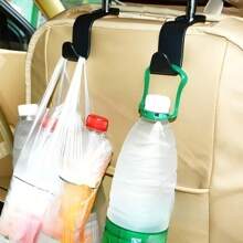 1/4/8pcs Car Seat Back Hooks, Car Storage Hooks, Universal Car Seat Back Multi-Functional Hook, Car Headrest Hooks, Car Seat Hanger Back Seat, Universal Car Interior Accessories For Car Hanging Clothes, Wallets, Handbags, Baby Bags, Shopping Bags, Plastic Bags, Umbrellas