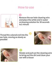 240pcs Ear Piercing Care Set,Disposable Ear Hole Cleaning Swabs. 60pcs Per Tube, Portable And Convenient Kit To Keep Ear Piercings Clean And Odorless Wherever You Go. Can Be Used With Ear Cleansing Solution Or Just Water. Suitable For Women And Men With Ear Piercings.