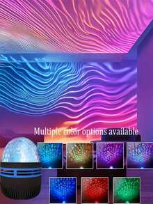 1pc RGB Magic Ball Disco Light With Stand, USB Powered Color Changing Party Lamp, Acrylic Lampshade, Suitable For Birthday, Celebration Party Decorations - Multicolor - View 14