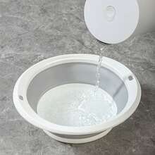 4pcs/Set Portable Foldable Silicone Wash Basin, Travel Clothes Hanger, Disposable Compressed Bath Towel, Squeeze Travel Bottles