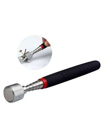 Herramienta magnética extensible para recoger, Herramienta magnética telescópica para agarrar, Adecuada para mecánica, hogar, oficina e industria, Imán telescópico, Herramienta magnética telescópica para recoger, Capacidad de extracción de pequeños metales
