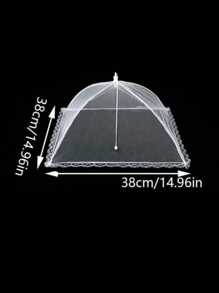 New Hot Selling Cross-Border Insect Proof Home Outdoor Picnic Dust Proof Food Cover Folding Mesh Square White Cover Vegetable Cover Fly Proof Vegetable Cover, Foldable Mesh Food Cover