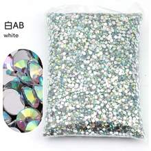 Wholesale Flatback Silver Bottom Resin Cтразы Non Hotfix Rhinestones In Big Package Glitter Crystals And Strass