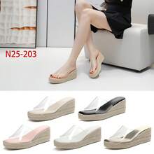 Fashion Casual Wedge Heel Sandals, Summer Summer Sandals For Women - White - View 2