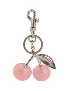 Llavero con colgante de cereza, llaveros de mujer adorables - Llaveros de coche para bolsos - Regalos del Día de San Valentín