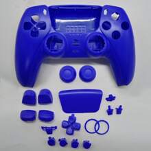 TOPWOLF DIY Full Set Housing Shell Front Back Cover Case Skin Decorative Strip Buttons Kit For PlayStation 5 PS 5 Controller