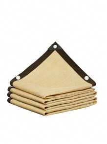 Red de sombreo beige de HDPE anti-UV al aire libre multi-tamaño para jardín, balcón, malla de sombra para plantas, cubierta para acampada, protector solar, velas, toldos y pérgolas para automóviles