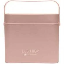Rio Lush Box Portable Makeup Cosmetic Vanity Travel Case Organiser With Removeable LED Light Mirror Skincare Organiser Cosmetic Storage Makeup Case - Large - as pic - View 1