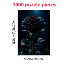 1000pcs DIY Jigsaw Puzzle, Seamless Adult Jigsaw Puzzle Designed For Birthday, Halloween, Thanksgiving, Easter, High Quality Family Fun Puzzles, 50cm X 70cm / 19.7in X 27.5in - Multicolor - View 2