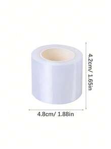 1/3/5 Roll 200M Clear Makeup Film Wrap For Eyelash Lift Brow Lamination Lip Eyebrow Tattoo Plastic Cover Eyelash Extension Glue Remover Lash Perm Lifting Film