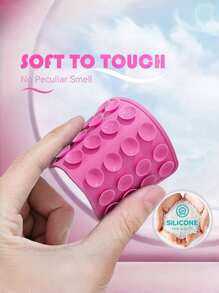 1 pièce Support de téléphone en silicone avec ventouse - support adhésif pour smartphone sans les mains, pour mur et verre