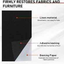 1pc Leather Repair Patch, Self-Adhesive Sofa Upholstery Seat Cushion Repair Patch For Furniture, Motorcycle, Car Seat Restoration