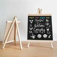 4 pachete, 1 șevalet + 1 planșă de desen + 1 paletă + 1 pensule, set de 4 piese, șevalete artistice din lemn pentru pictură și meșteșuguri, suport trepied reglabil, afișaj portabil de masă pentru artă, pânză, fotografii și semne