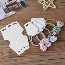 100/200/300 pack Cartes de présentation de bijoux, support en papier kraft pour bracelets et colliers, étiquette pour porte-clés, boucles d'oreilles et bandeaux, emballage polyvalent et pratique pour accessoires faits main