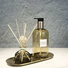 1pc 300/500ml Refillable Shampoo Bottle, Suitable For Transferring Shower Gel, Body Lotion, Travel Size Containers, Bathroom Liquid Soap Dispenser - Brown - View 7