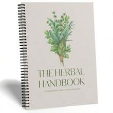 1 Pc Herbal Handbook - A Guide To Natural Remedies And Plant Medicine, Includes DIY Recipes, Herbal Uses And Plant Illustrations, Suitable For Herbalists, Gardeners And Holistic Health,School Supplies,Back To School - 1pc - View 8