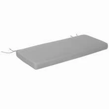 Outsunny Garden Bench Cushion 2 Seater Loveseat Seat Pad For Patio Swing Furniture For Indoor & Outdoor Use, 120 X 50 X 8 Cm, Light Grey