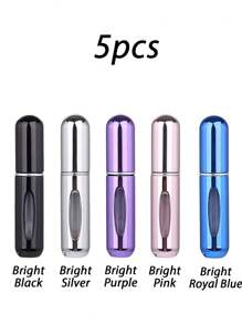 5/3 buc recipient atomizor parfum reîncărcabil mini, reîncărcabil de parfum de călătorie de 5 ml, sticle de parfum reîncărcabile de călătorie, dozator de îmbuteliere cu spray de parfum de călătorie, 1/2/4/10/20 buc mini atomizor portabil de parfum reîncărcabil, spray de parfum reîncărcabil, carcasă cu pompă de reumplere pentru călătorii și ieșiri, provizii de vacanță, camping, accesorii esențiale de vacanță pentru femei, parfum pentru bărbați