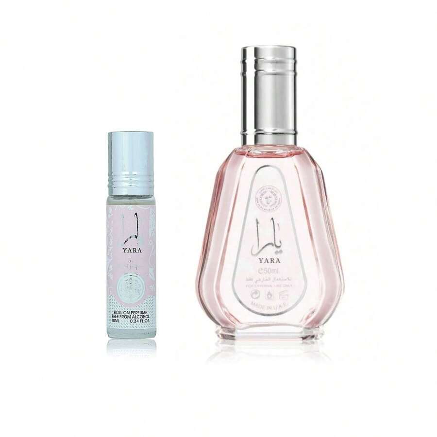 Ard Al Zaafaran يارا 10 مل زيت عطري بخاخ ويارا 50 مل عطر نسائي