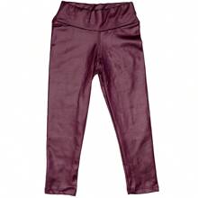 Calças Leggings Infantil Couro Fake 02 Ao 12 Nina Kid's