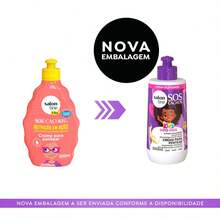 Salon Line Kit para cachinhos nutridos com SOS Cachos Kids Super Óleos - Roxo - Visão 6