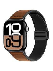 1 bracelet magnétique  et silicone compatible avec la , convient pour les modèles 38/40/41/42/44/45/49 mm, compatible avec Ultra/Ultra 2/SE/S2/9/8/7/6/5/4/3/2/1