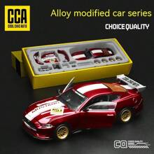 C C A 1 Stück 11,2 cm lang x 4,5 cm breit x 3,2 cm hoch Mustang GT Legierung Automodell Spielzeug, geeignet für Erwachsene Sammler Display und Geburtstagsgeschenk
