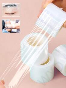 1/3/5 Roll 200M Clear Makeup Film Wrap For Eyelash Lift Brow Lamination Lip Eyebrow Tattoo Plastic Cover Eyelash Extension Glue Remover Lash Perm Lifting Film