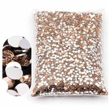 Wholesale Flatback Silver Bottom Resin Cтразы Non Hotfix Rhinestones In Big Package Glitter Crystals And Strass